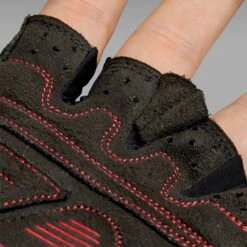 GripGrab SuperGel Gepolsterter Kurzfinger Handschuhe - Black -Gripgrab gripgrab supergel padded short finger gloves black 9 1201728 1