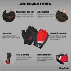 GripGrab SuperGel Gepolsterter Kurzfinger Handschuhe - Red 26 GripGrab SuperGel Gepolsterter Kurzfinger Handschuhe - Red -Gripgrab gripgrab supergel padded short finger gloves red 12 1201806