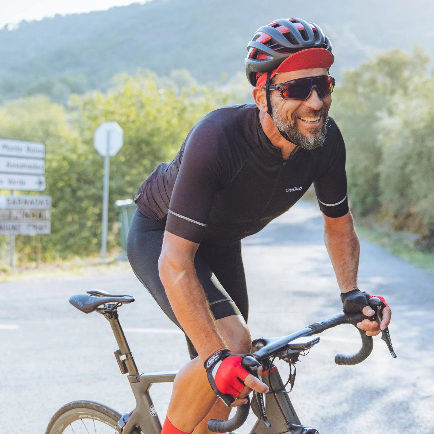 GripGrab SuperGel Gepolsterter Kurzfinger Handschuhe - Red 15 GripGrab SuperGel Gepolsterter Kurzfinger Handschuhe - Red – Bild 13