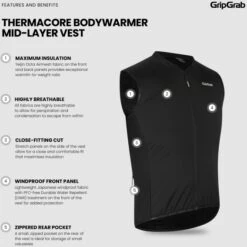 GripGrab ThermaCore Bodywarmer Mid-Layer Weste - Schwarz 31 GripGrab ThermaCore Bodywarmer Mid-Layer Weste - Schwarz -Gripgrab gripgrab thermacore bodywarmer mid layer vest black 2 1558280