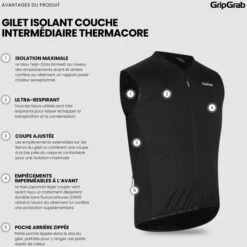 GripGrab ThermaCore Bodywarmer Mid-Layer Weste - Schwarz 33 GripGrab ThermaCore Bodywarmer Mid-Layer Weste - Schwarz -Gripgrab gripgrab thermacore bodywarmer mid layer vest black 4 1558282
