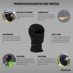 GripGrab Thermal Balaclava - Black -Gripgrab gripgrab thermal balaclava black 4 1094675 1