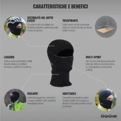 GripGrab Thermal Balaclava - Black -Gripgrab gripgrab thermal balaclava black 6 1094677 1