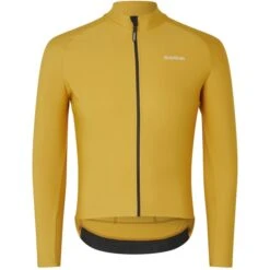 GripGrab ThermaPace Thermo Langarmtrikot - Mustard Yellow -Gripgrab gripgrab thermapace thermal long sleeve jersey mustard yellow 16 1558310