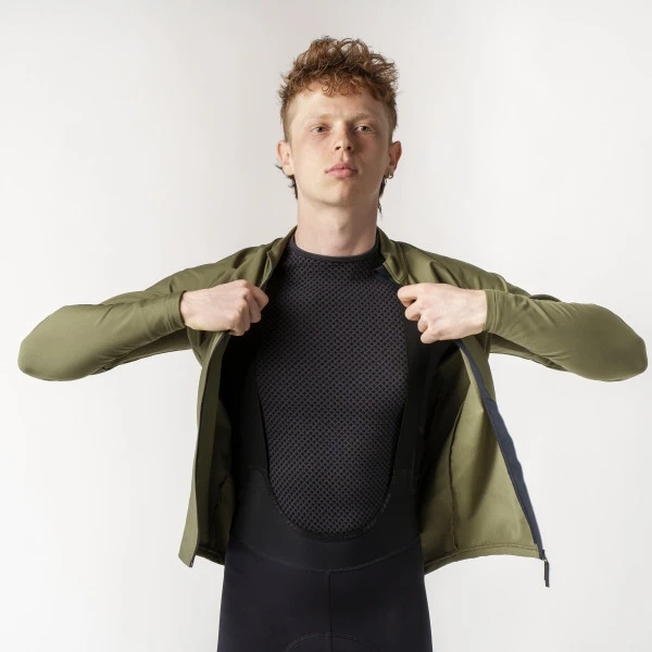 GripGrab ThermaPace Thermo Langarmtrikot - Olive Green 8 GripGrab ThermaPace Thermo Langarmtrikot - Olive Green – Bild 6