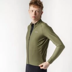 GripGrab ThermaPace Thermo Langarmtrikot - Olive Green 19 GripGrab ThermaPace Thermo Langarmtrikot - Olive Green -Gripgrab gripgrab thermapace thermal long sleeve jersey olive green 8 1558347