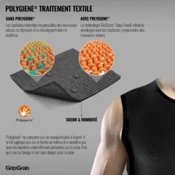 GripGrab Ultralight Mesh Unterhemd Ärmellos - Black -Gripgrab gripgrab ultralight sleeveless mesh baselayer black 7 1201895