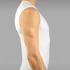 GripGrab Ultralight Mesh Unterhemd Ärmellos 3PACK - White -Gripgrab gripgrab ultralight sleeveless mesh baselayer white 6 1079977