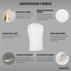 GripGrab Ultralight Mesh Unterhemd Ärmellos 3PACK - White -Gripgrab gripgrab ultralight sleeveless mesh baselayer white 6 1094923