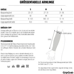 GripGrab UPF 50+ UV Armlinge - Black -Gripgrab gripgrab upf 50 uv sleeves black 15 1202094