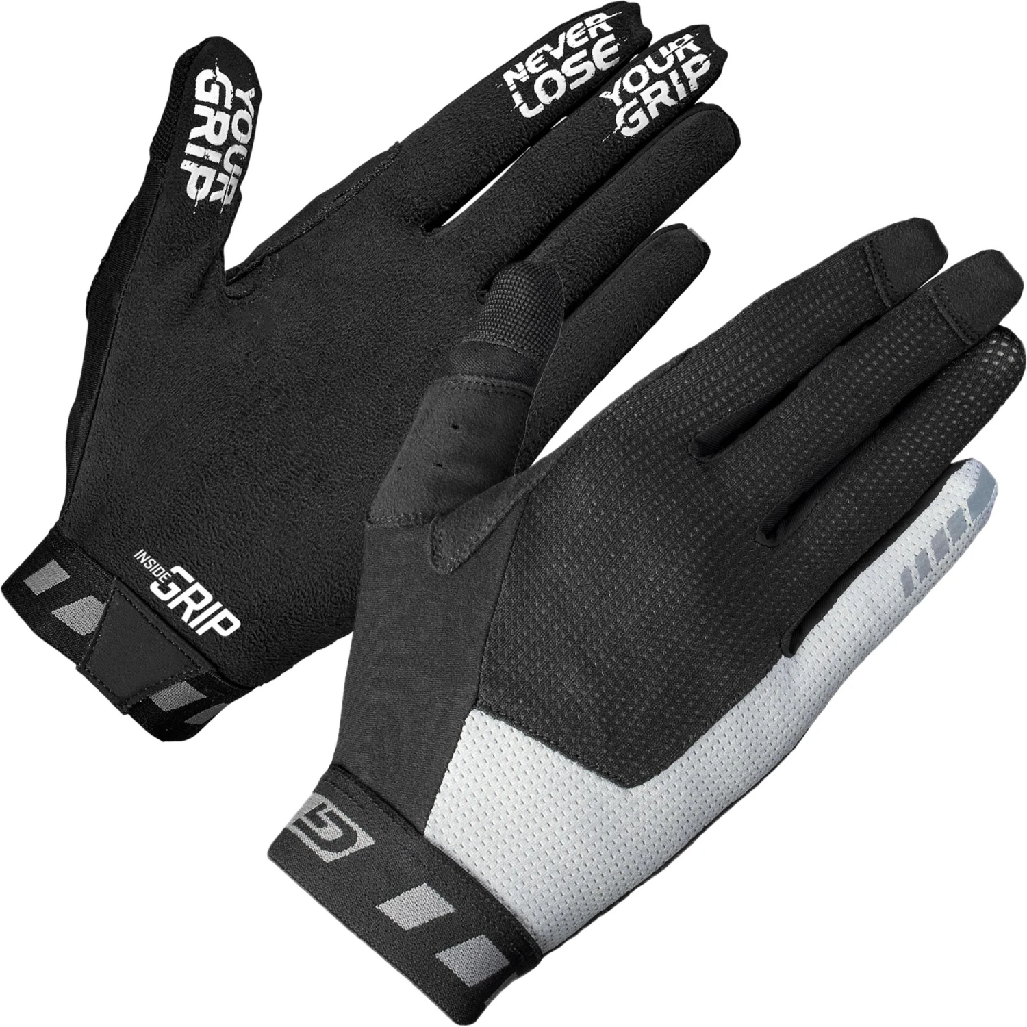 GripGrab Vertical InsideGrip Vollfinger Handschuhe - Black 3 GripGrab Vertical InsideGrip Vollfinger Handschuhe - Black