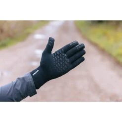 GripGrab Wasserdichter Thermal Strickhandschuh - Black -Gripgrab gripgrab waterproof knitted thermal glove black 4 1080115