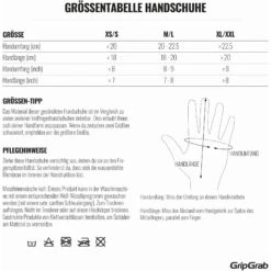 GripGrab Wasserdichter Thermal Strickhandschuh - Navy Blue -Gripgrab gripgrab waterproof knitted thermal glove black 6 1093883 2