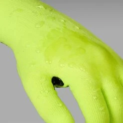GripGrab Wasserdichter Thermal Strickhandschuh - Yellow Hi-Vis -Gripgrab gripgrab waterproof knitted thermal glove yellow hi vis 3 1080138