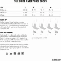 GripGrab Wasserdichte Merino Thermal Socken - Black -Gripgrab gripgrab waterproof merino thermal sock black 18 1094343