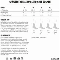GripGrab Wasserdichte Merino Thermal Socken - Black -Gripgrab gripgrab waterproof merino thermal sock black 19 1094344