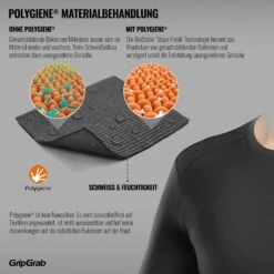 GripGrab WindBreaking Winter Langarm Funktionsunterhemd - Black -Gripgrab gripgrab windbreaking short sleeve base layer black 14 1202200 1