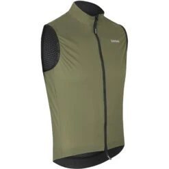 GripGrab WindBuster Winddichte Leichte Weste - Olive Green