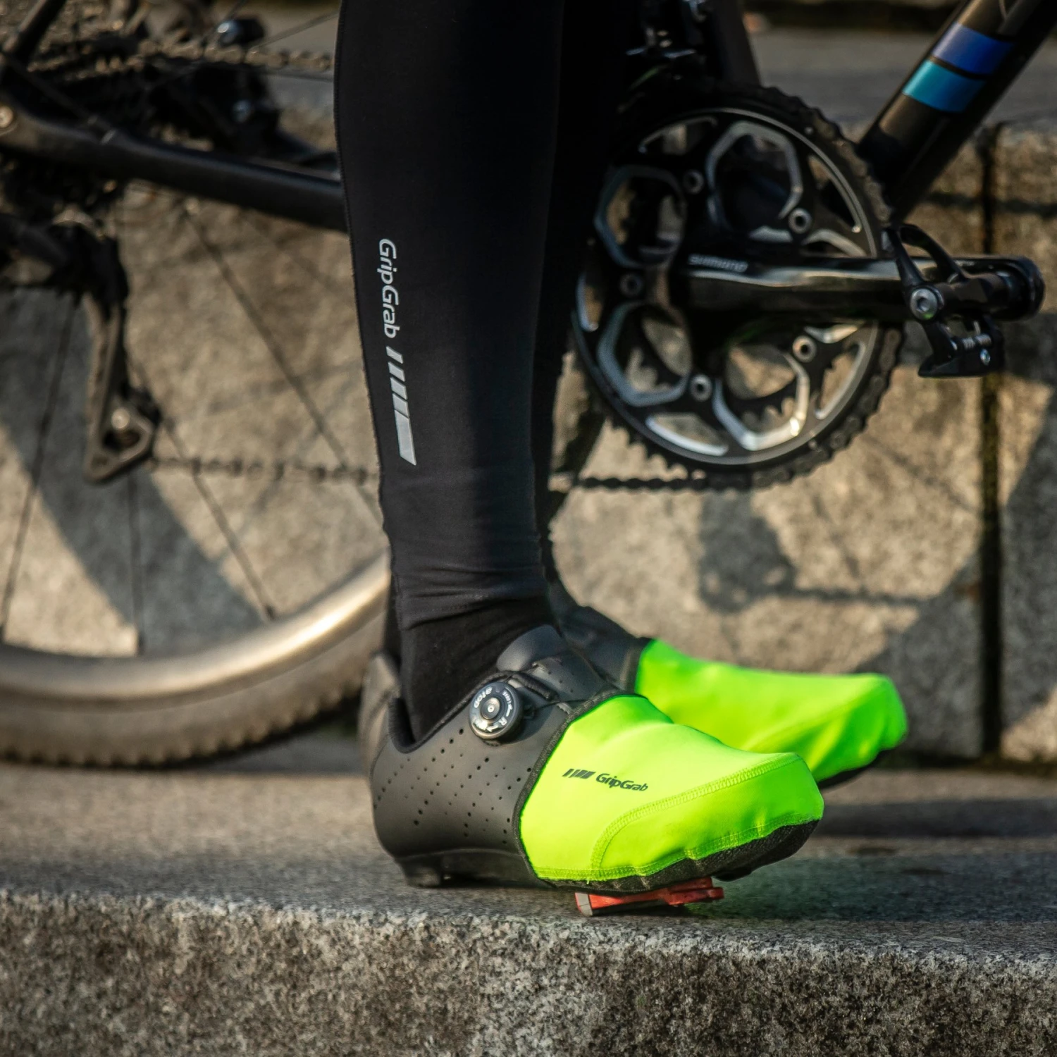 GripGrab Winddichter Hi-Vis Zehen Überschuhe - Yellow Hi-Vis 15 GripGrab Winddichter Hi-Vis Zehen Überschuhe - Yellow Hi-Vis – Bild 13