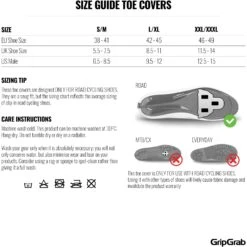 GripGrab Winddichte Zehen Überschuhe - Black -Gripgrab gripgrab windproof hi vis toe covers yellow hi vis 14 1202428