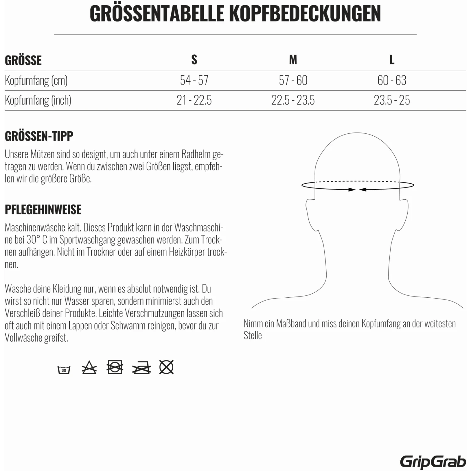GripGrab Winddichte Leichte Thermal Hi-Vis Unterhelm Mütze - Yellow Hi-Vis 15 GripGrab Winddichte Leichte Thermal Hi-Vis Unterhelm Mütze - Yellow Hi-Vis – Bild 13