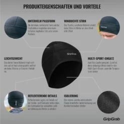 GripGrab Winddichte Leichte Thermal Unterhelm Mütze - Black 25 GripGrab Winddichte Leichte Thermal Unterhelm Mütze - Black -Gripgrab gripgrab windproof lightweight thermal skull cap black 4 1094638