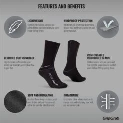 GripGrab Winddichte Socken - Black 18 GripGrab Winddichte Socken - Black -Gripgrab gripgrab windproof sock black 2 1094331