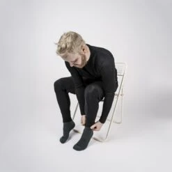 GripGrab Alpine Merino High Cut Winter Fahrradsocken - Grün -Gripgrab gripgrab winter merino high cut socks green 6 1283961