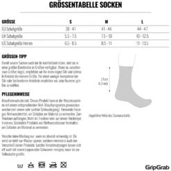 GripGrab Alpine Merino High Cut Winter Fahrradsocken - Schwarz -Gripgrab gripgrab winter merino high cut socks navy blue 16 1283928