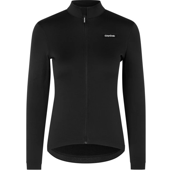 GripGrab Damen Gravelin Merinotech Thermo Langarmtrikot - Schwarz 4 GripGrab Damen Gravelin Merinotech Thermo Langarmtrikot - Schwarz – Bild 2