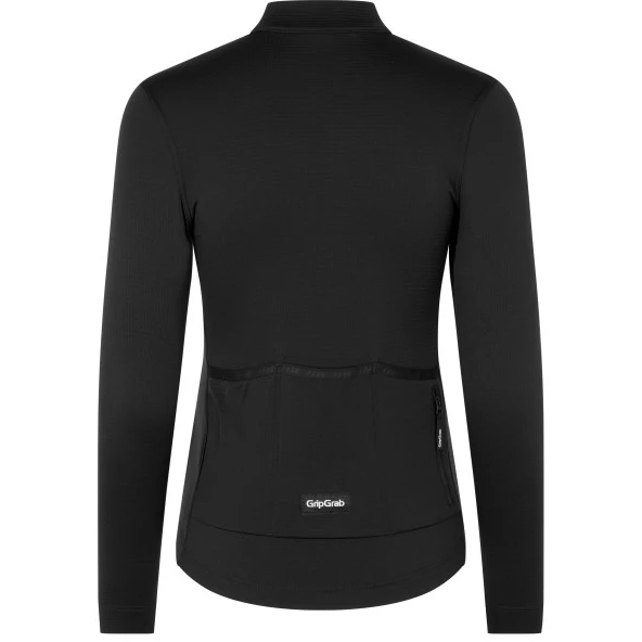 GripGrab Damen Gravelin Merinotech Thermo Langarmtrikot - Schwarz 5 GripGrab Damen Gravelin Merinotech Thermo Langarmtrikot - Schwarz – Bild 3