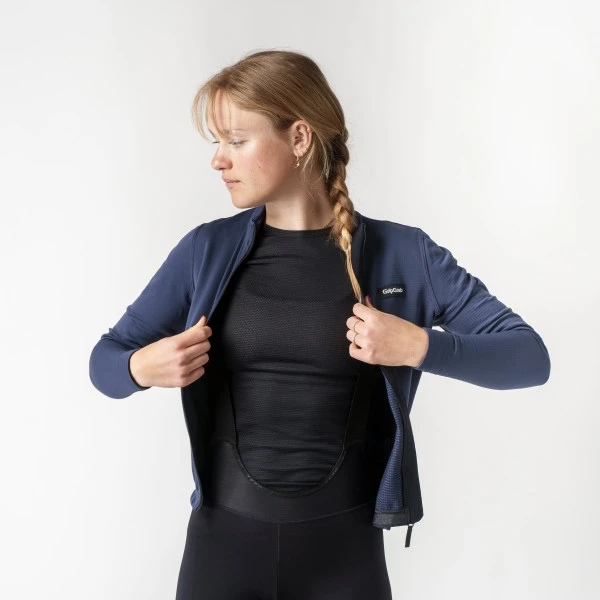 GripGrab Damen Gravelin Merinotech Thermo Langarmtrikot - Navy Blue 7 GripGrab Damen Gravelin Merinotech Thermo Langarmtrikot - Navy Blue – Bild 5