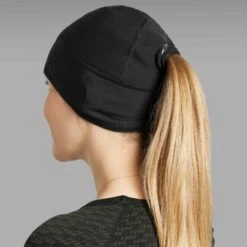 GripGrab Women's Winddichte Leichte Thermal Damen Unterhelm Mütze - Black -Gripgrab gripgrab womens ponytail windproof lightweight thermal skull cap black 3 1054447