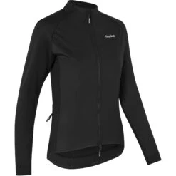 GripGrab Damen ThermaShell Winddichte Winter Fahrradjacke - Schwarz