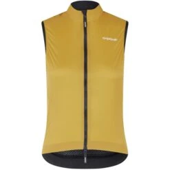 Gripgrab -Gripgrab gripgrab womens windbuster windproof lightweight vest mustard yellow 8 1558164