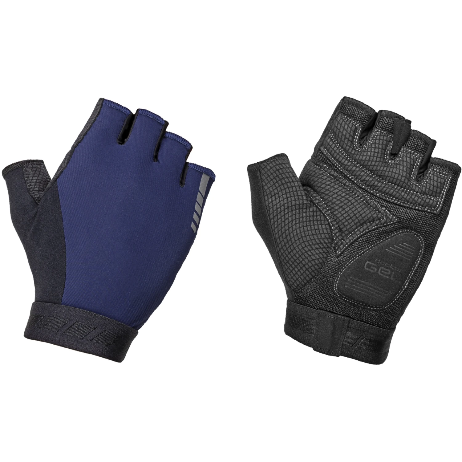 GripGrab WorldCup Gepolstertee Kurzfinger Handschuhe 2 - Navy Blue 3 GripGrab WorldCup Gepolstertee Kurzfinger Handschuhe 2 - Navy Blue