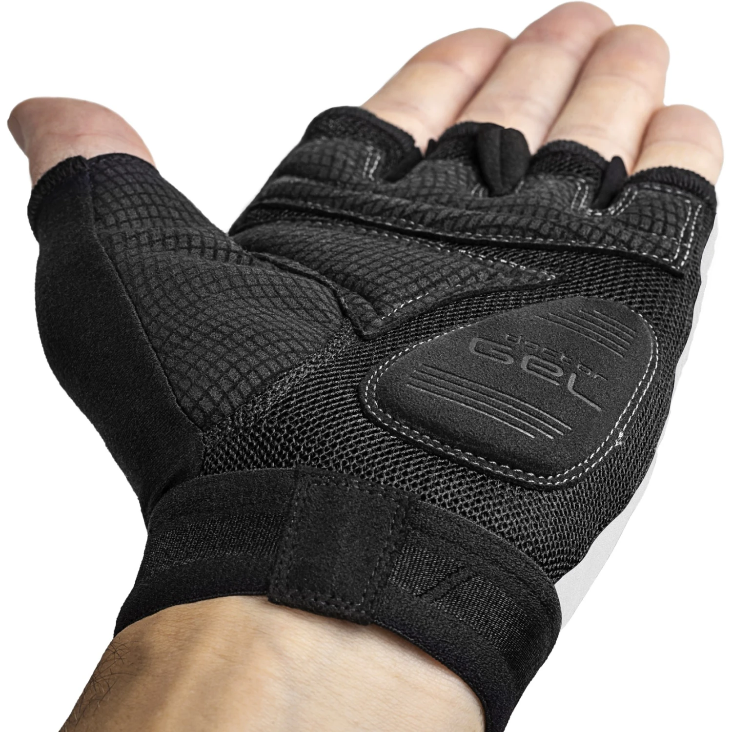 GripGrab WorldCup Gepolstertee Kurzfinger Handschuhe 2 - White 4 GripGrab WorldCup Gepolstertee Kurzfinger Handschuhe 2 - White – Bild 2