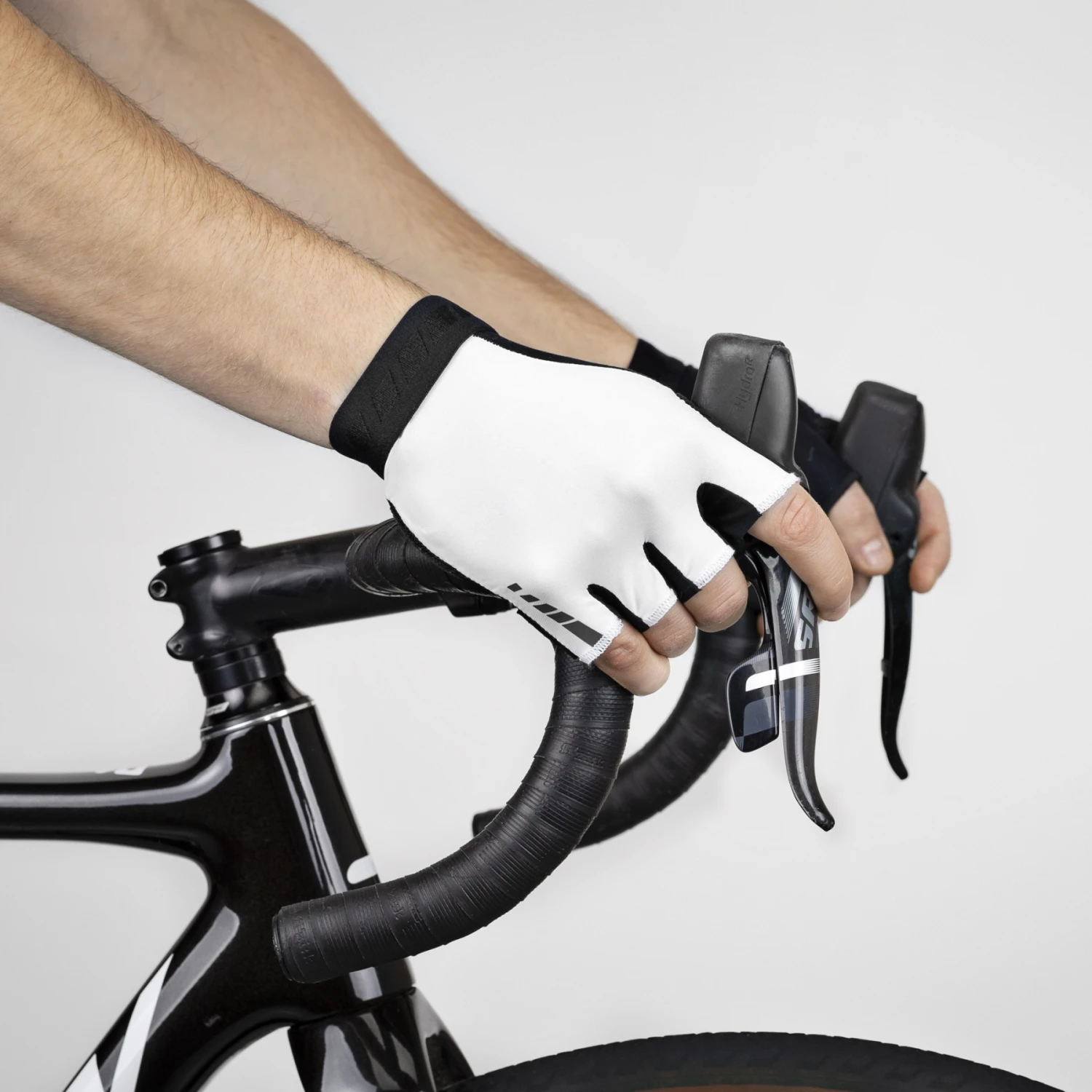 GripGrab WorldCup Gepolstertee Kurzfinger Handschuhe 2 - White 5 GripGrab WorldCup Gepolstertee Kurzfinger Handschuhe 2 - White – Bild 3