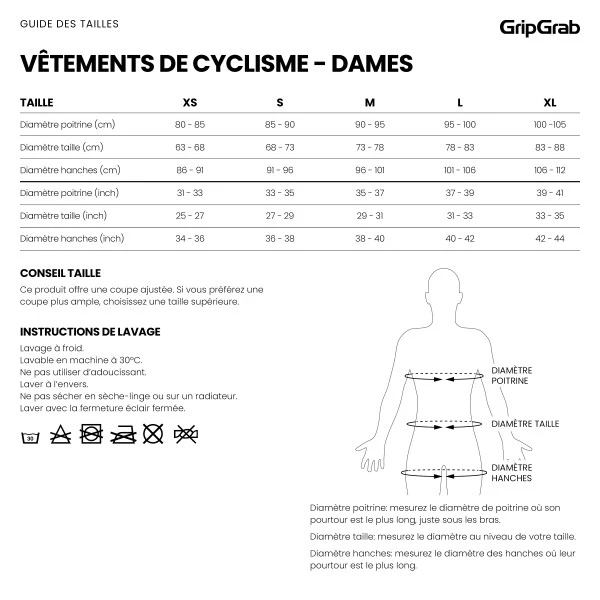 GripGrab Damen Gravelin Merinotech Thermo Langarmtrikot - Schwarz 20 GripGrab Damen Gravelin Merinotech Thermo Langarmtrikot - Schwarz – Bild 18